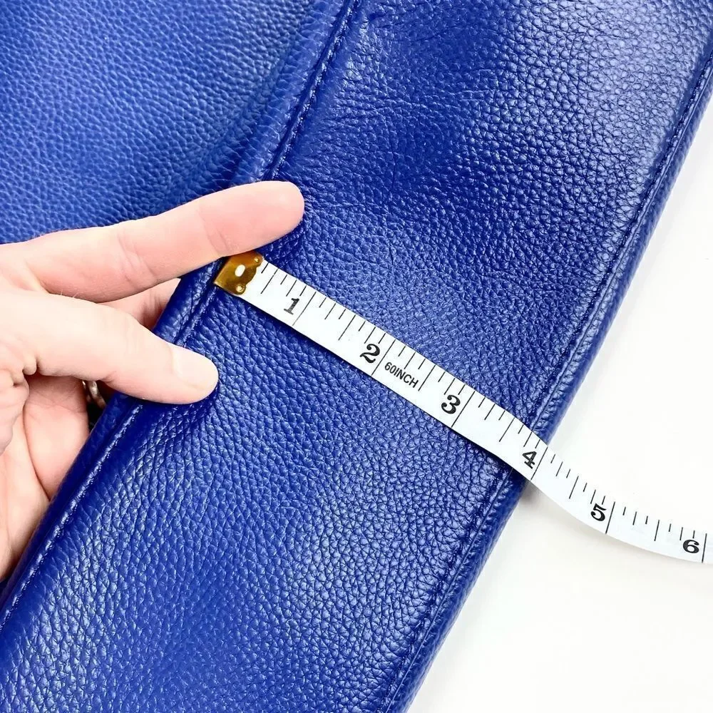 Laggo reed cobalt blue studded hobo purse NWT